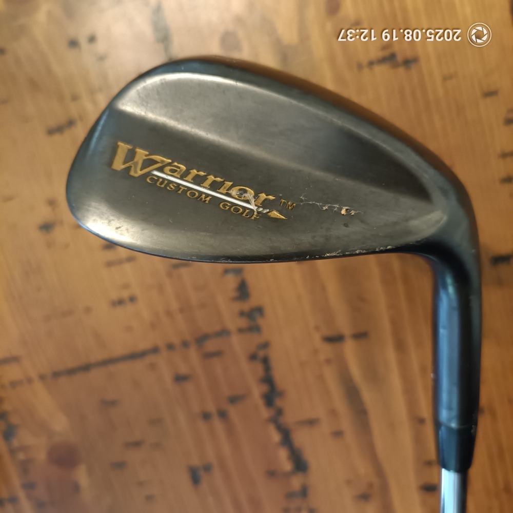 Warrior Custom Golf Black Gunmetal 60° Lob Wedge RH Golf steel shaft R handed